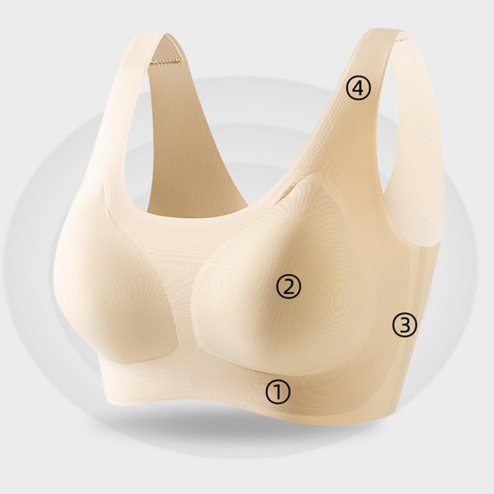 Bralette Wireless Soft - Geri spor sutyeni rahat kablosuz yastıklı