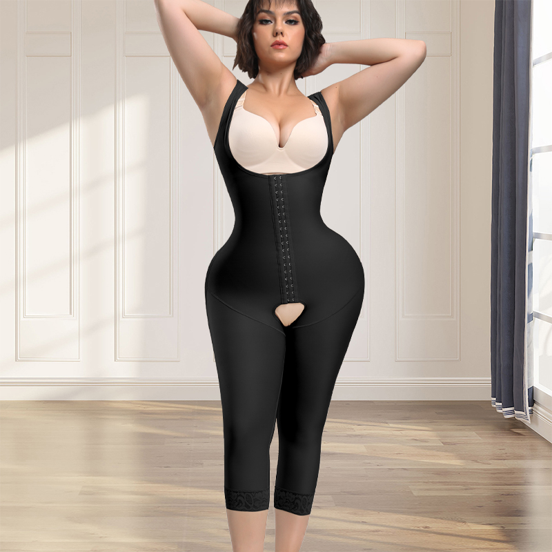 Shapewear Bodysuit Firm - Sıkıştırma karın kontrol tam vücut şekillendirici