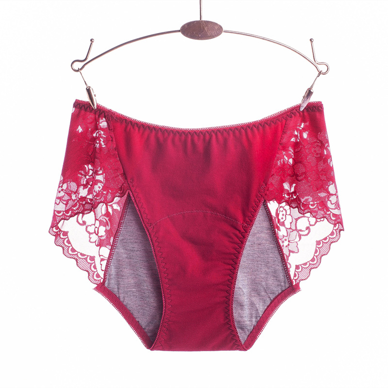 Period Panty Absorbent - 3XL Büyük Boy Seksi Dantel Küçük