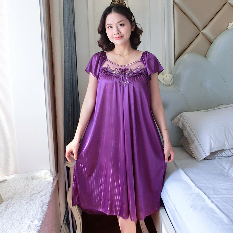 Babydoll Chemise Night - Yaz sonbahar bahar seksi iç çamaşırı