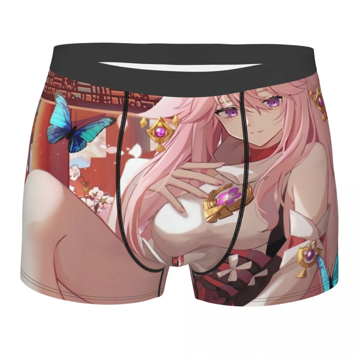 Boyshort Underwear - Genshin Impact Yae Miko Boxer Şort