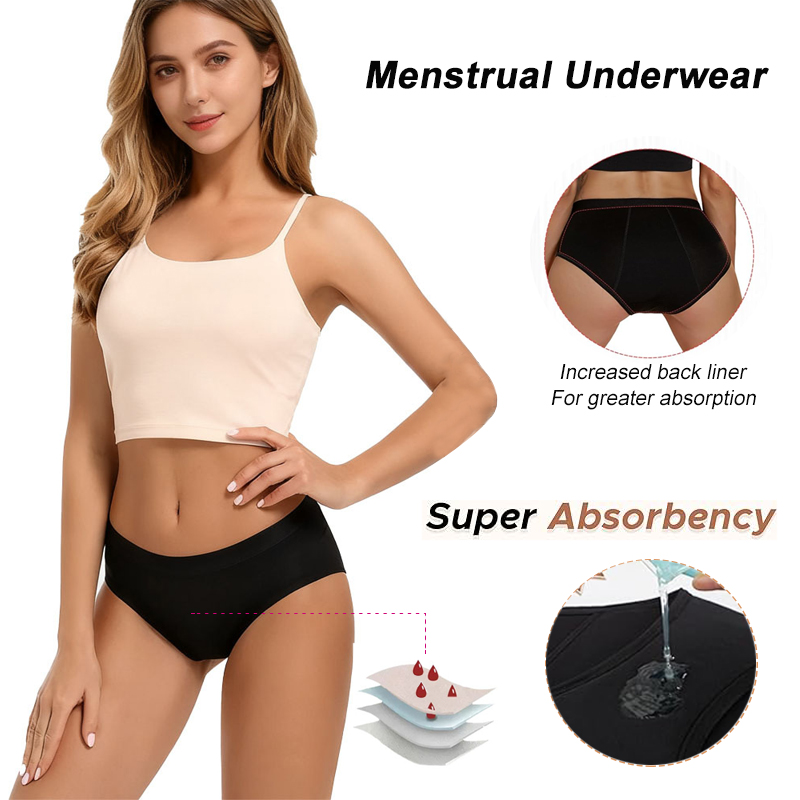 Period Panty Absorbent - Yoğun Akışlı Regl Külodu 4 Katmanlı