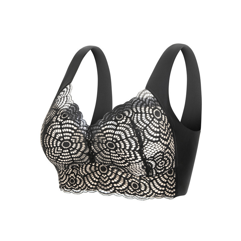 Seamless Underwear Women - L'bellagiovanna Kadın Telsiz Dantel Sütyen Atlet