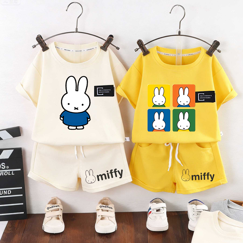 Boyshort Underwear - Miffys Tavşan Çocuklar Kısa Kollu Tee