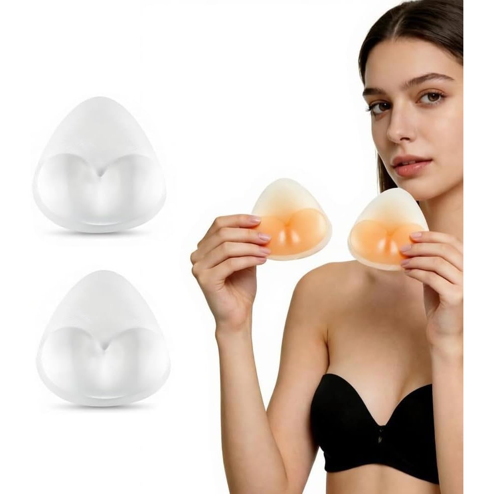 Push Up Bra Padded - Silikon Sütyen Pedleri, Üçgen Şekilli Su