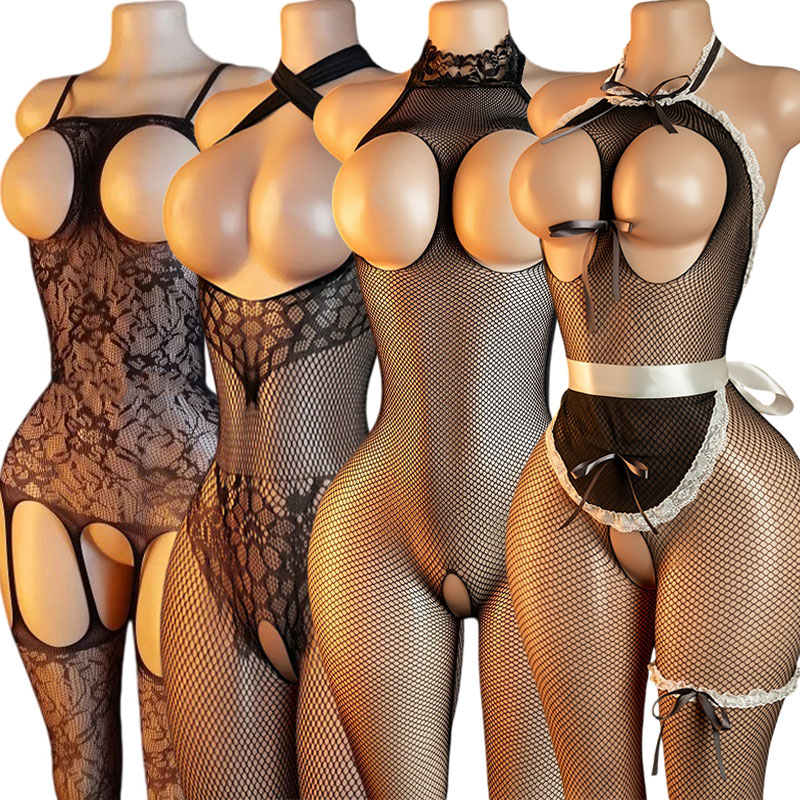 Bodystocking Fishnet - Kirli Oyuncaklar Tam Vücut Kısıtlama Yetişkin