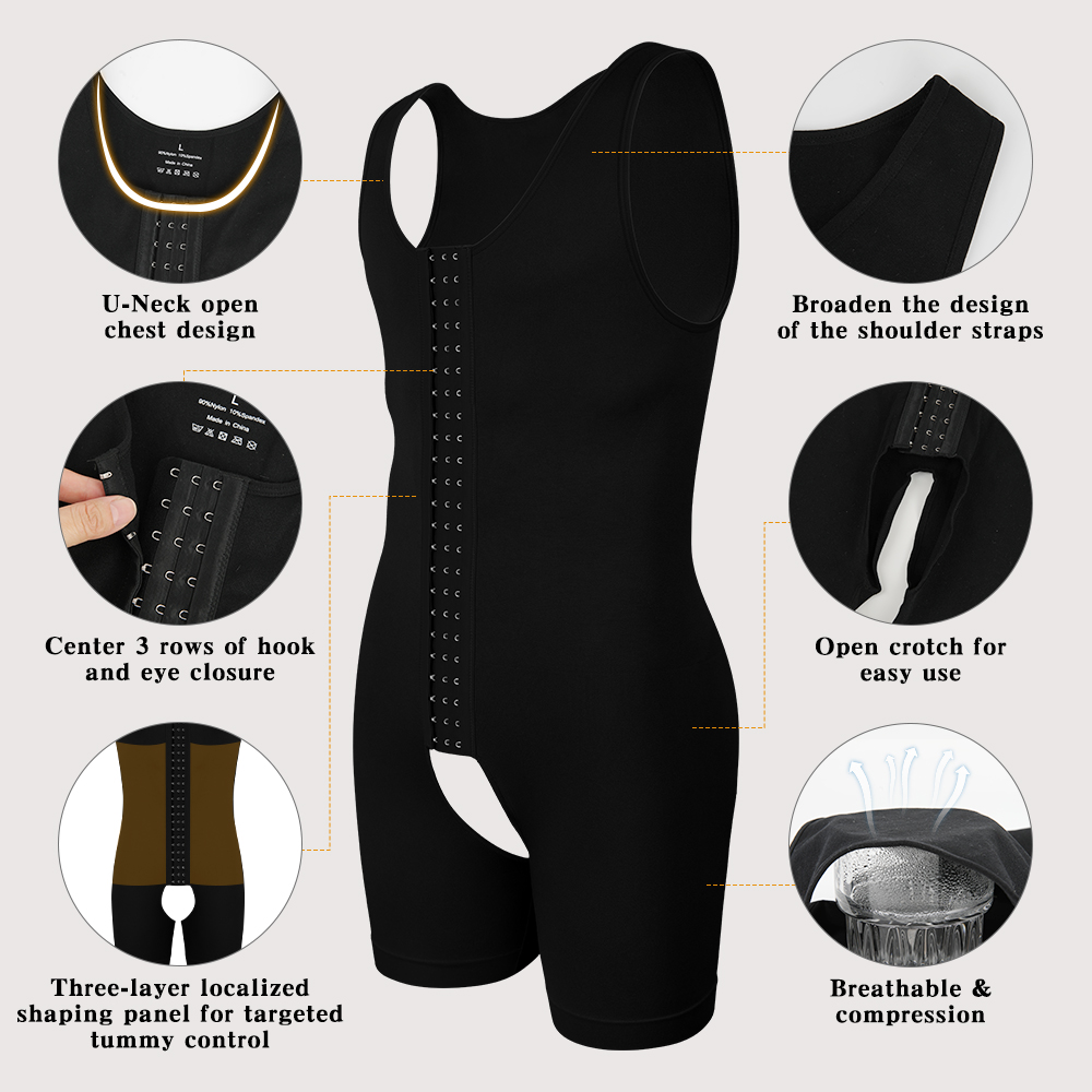 Erkekler İçin Kompresyon Şekil - Shapewear Bodysuit Firm incelemesi ve fiyatı