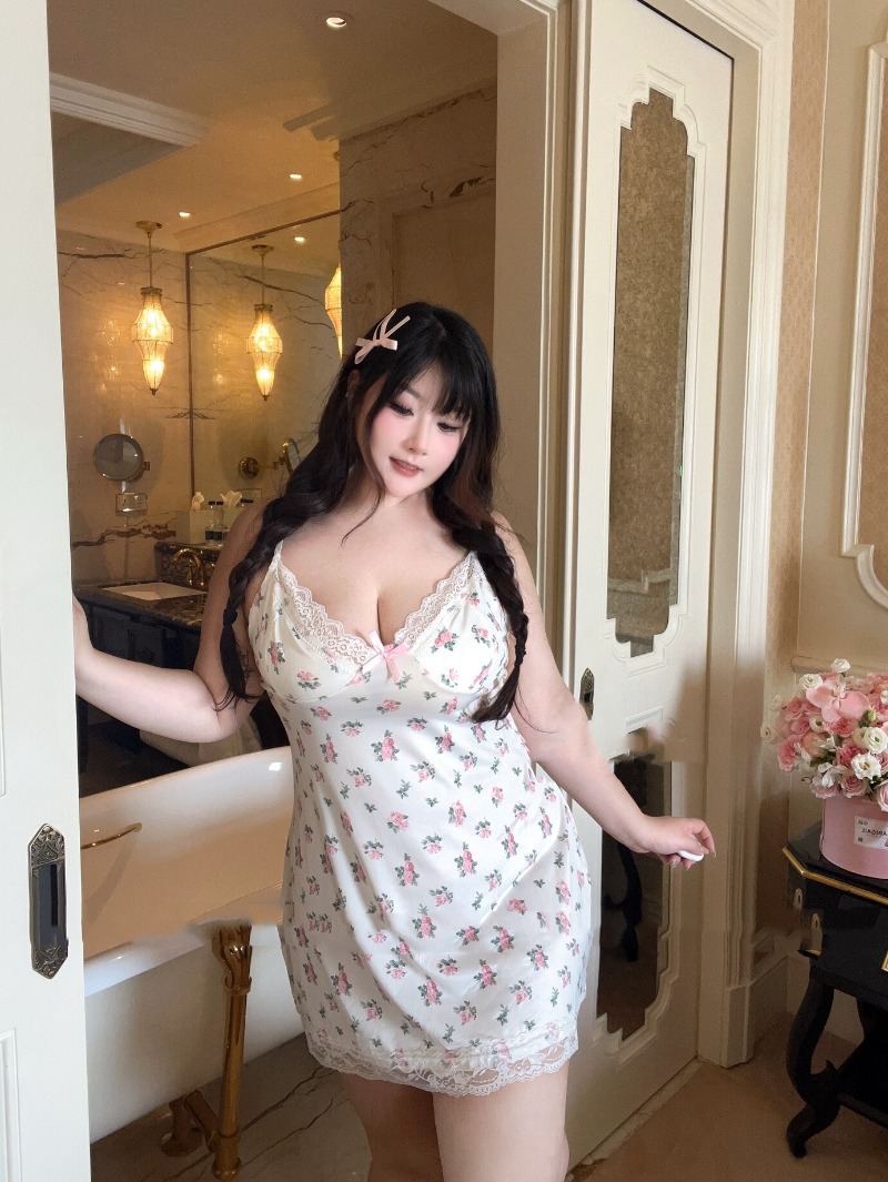 Kadın seksi artı boyutu iç çam - Babydoll Chemise Night incelemesi ve fiyatı