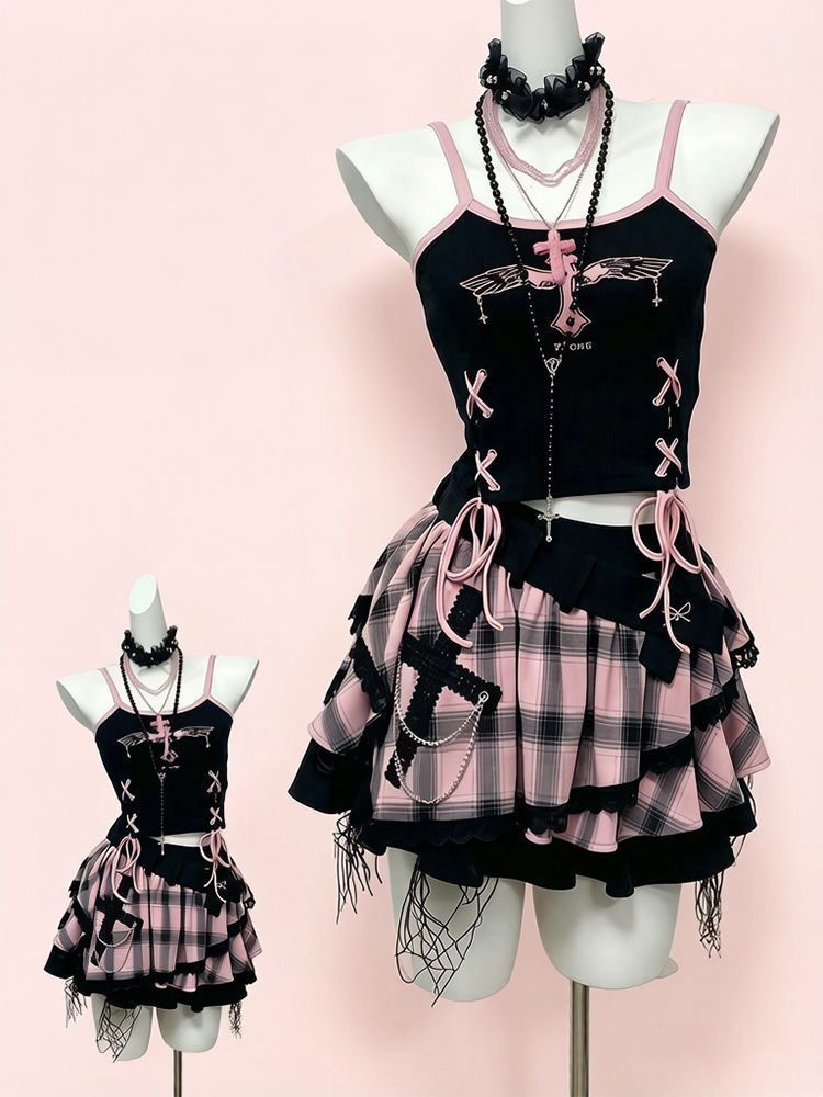 Vintage Y2K Koyu Tatlı Etek Ta - Cami Top Lace incelemesi ve fiyatı