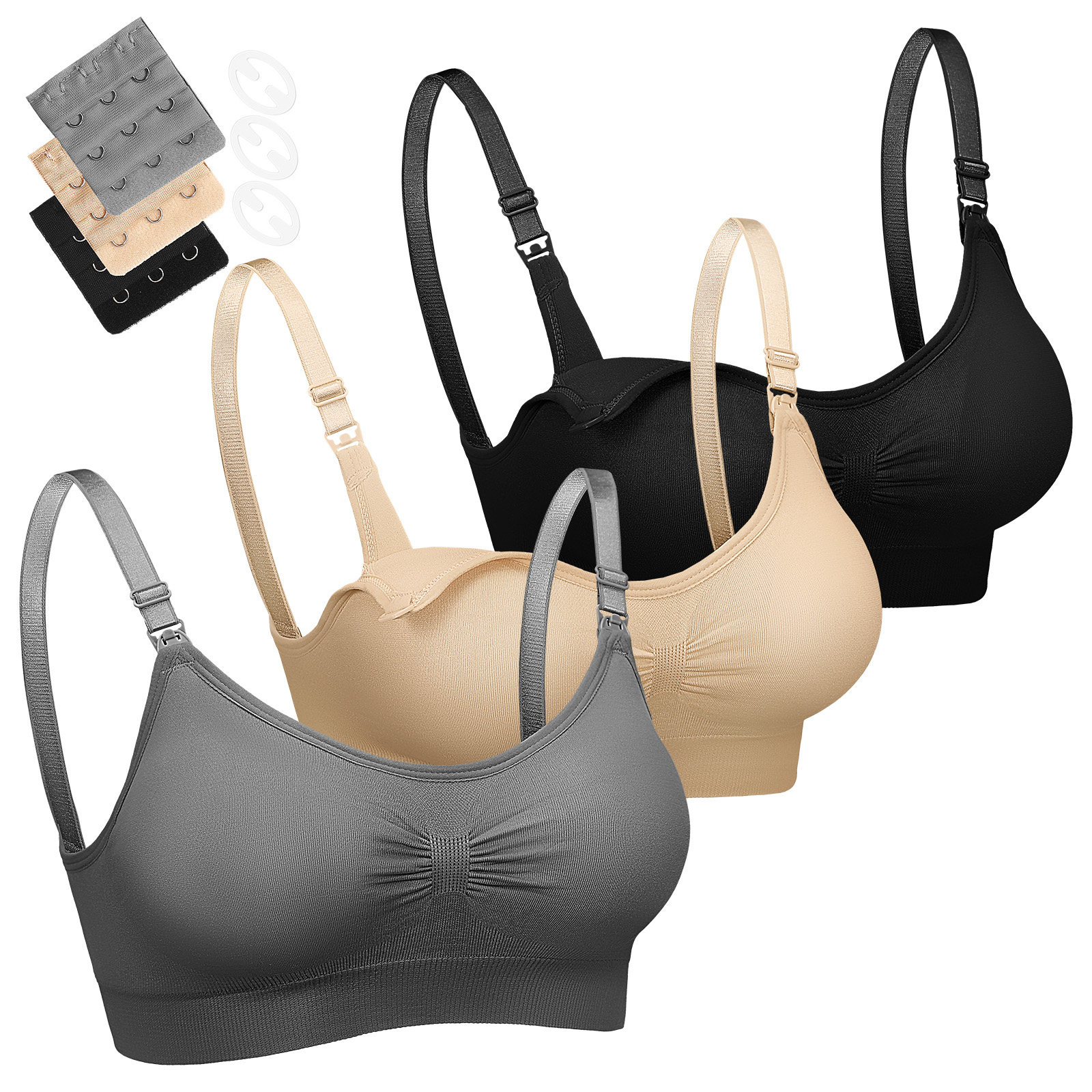 Kadınlar için 3 Adet Emzirme S - Nursing Bra Sleep incelemesi ve fiyatı