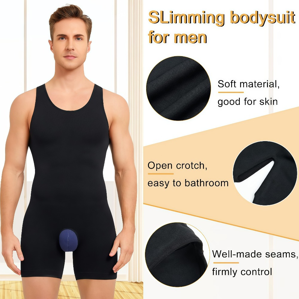 1 adet erkek dikişsiz sıkıştır - Shapewear Bodysuit Firm incelemesi ve fiyatı