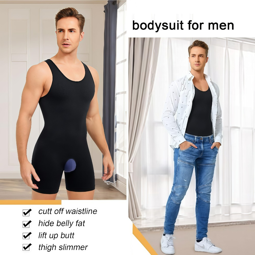1 adet erkek dikişsiz sıkıştır - Shapewear Bodysuit Firm incelemesi ve fiyatı