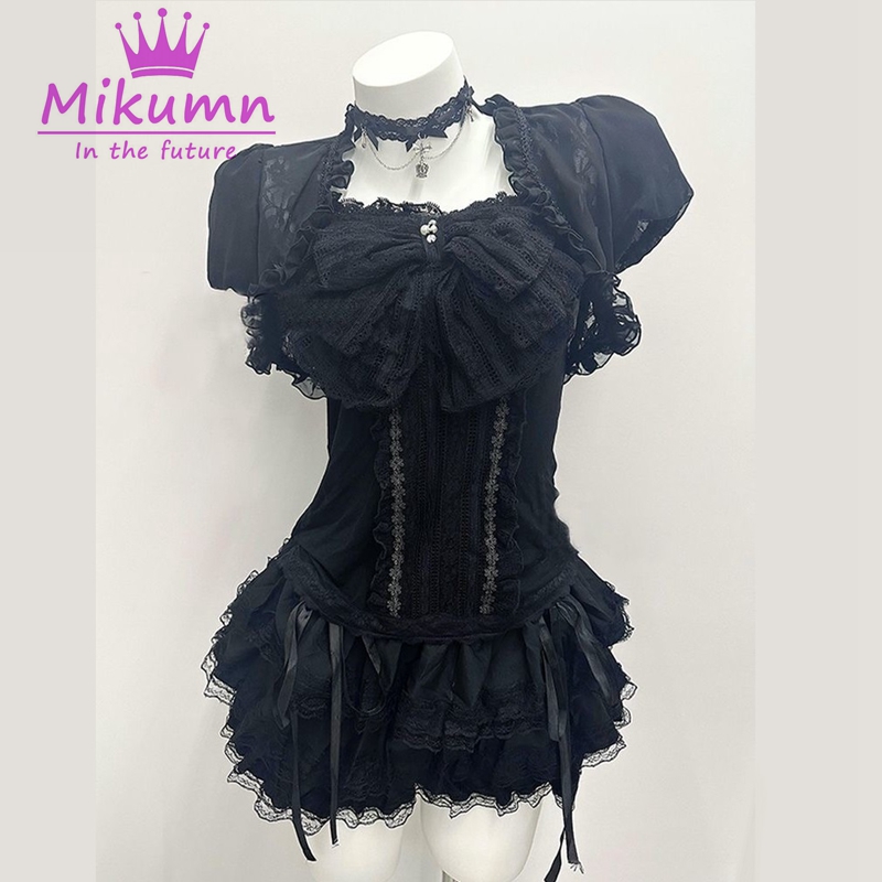 Mikumn Gotik Lolita Siyah Dant - Cami Top Lace incelemesi ve fiyatı