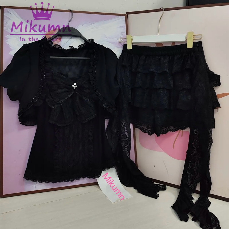 Mikumn Gotik Lolita Siyah Dant - Cami Top Lace incelemesi ve fiyatı