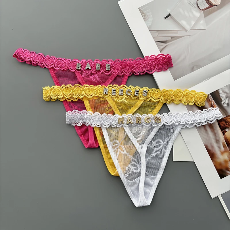 Kişilik Özel Tanga Adı Kristal - Thong Bikini Women incelemesi ve fiyatı