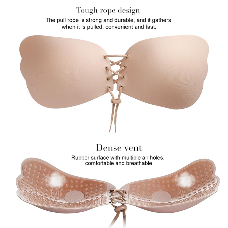 1/2 Çift Kadın Yaz Backless St - Push Up Bra Padded incelemesi ve fiyatı