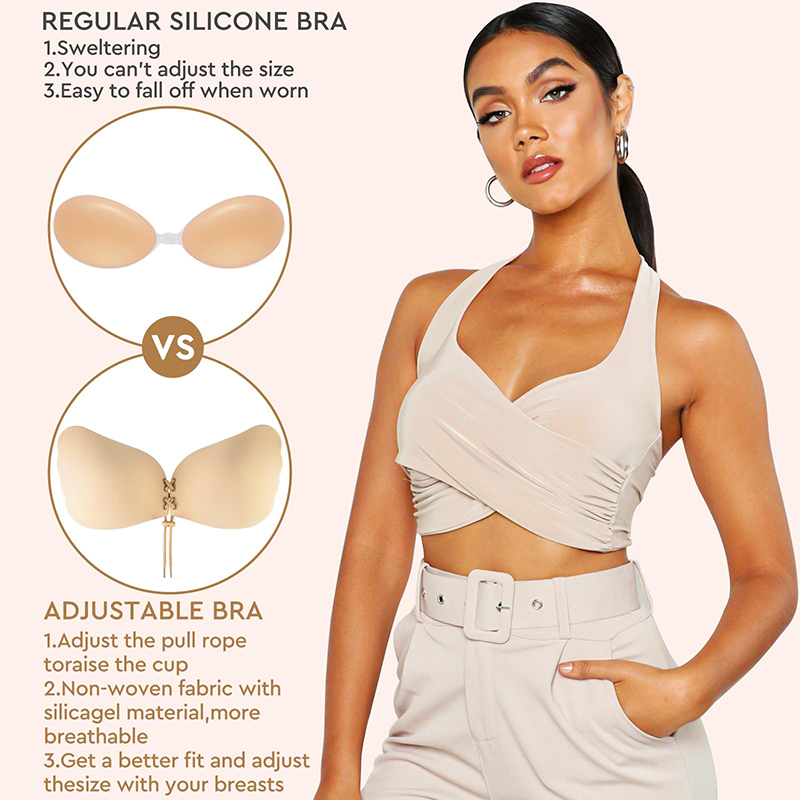 1/2 Çift Kadın Yaz Backless St - Push Up Bra Padded incelemesi ve fiyatı