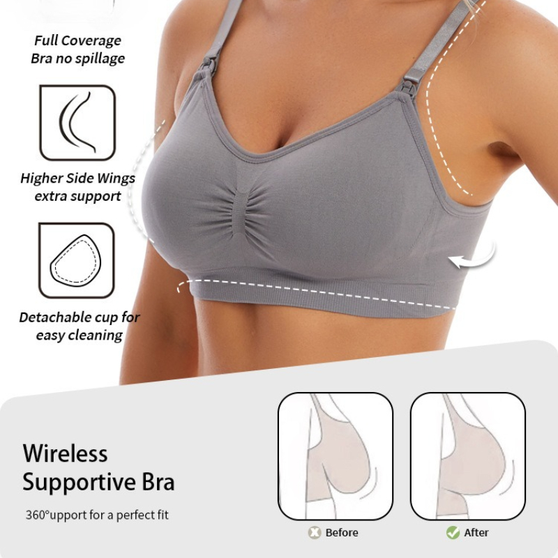 Kablosuz Emzirme Kıyafetleri P - Nursing Bra Sleep incelemesi ve fiyatı