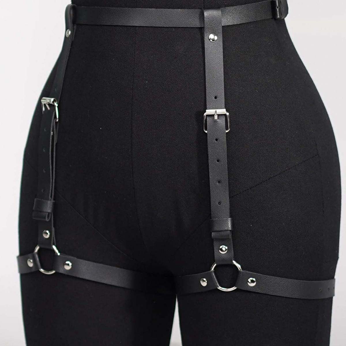 Oth Punk PU Deri Tam Bel Uyluk - Garter Belt Set incelemesi ve fiyatı