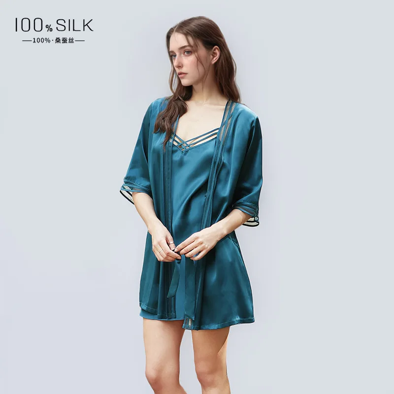 19MM %100 Dut İpek Sabahlık Ki - Robe Silk Women incelemesi ve fiyatı