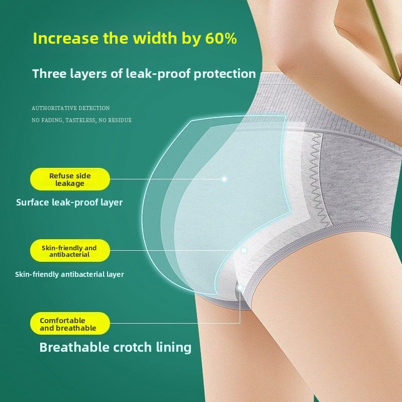 Kadınlar Yüksek Bel Regl Külod - Period Panty Absorbent incelemesi ve fiyatı