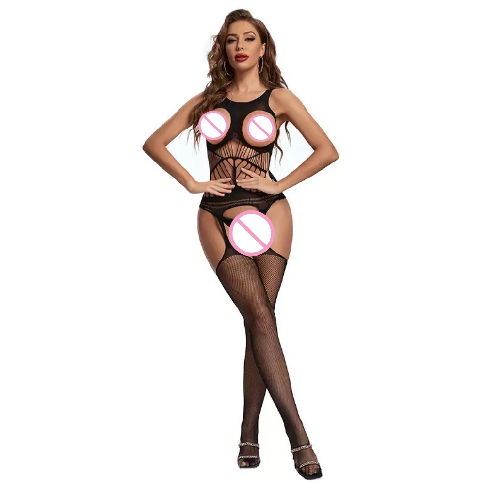 Crotchless Bodysuits Şeffaf Bo - Bodystocking Fishnet incelemesi ve fiyatı