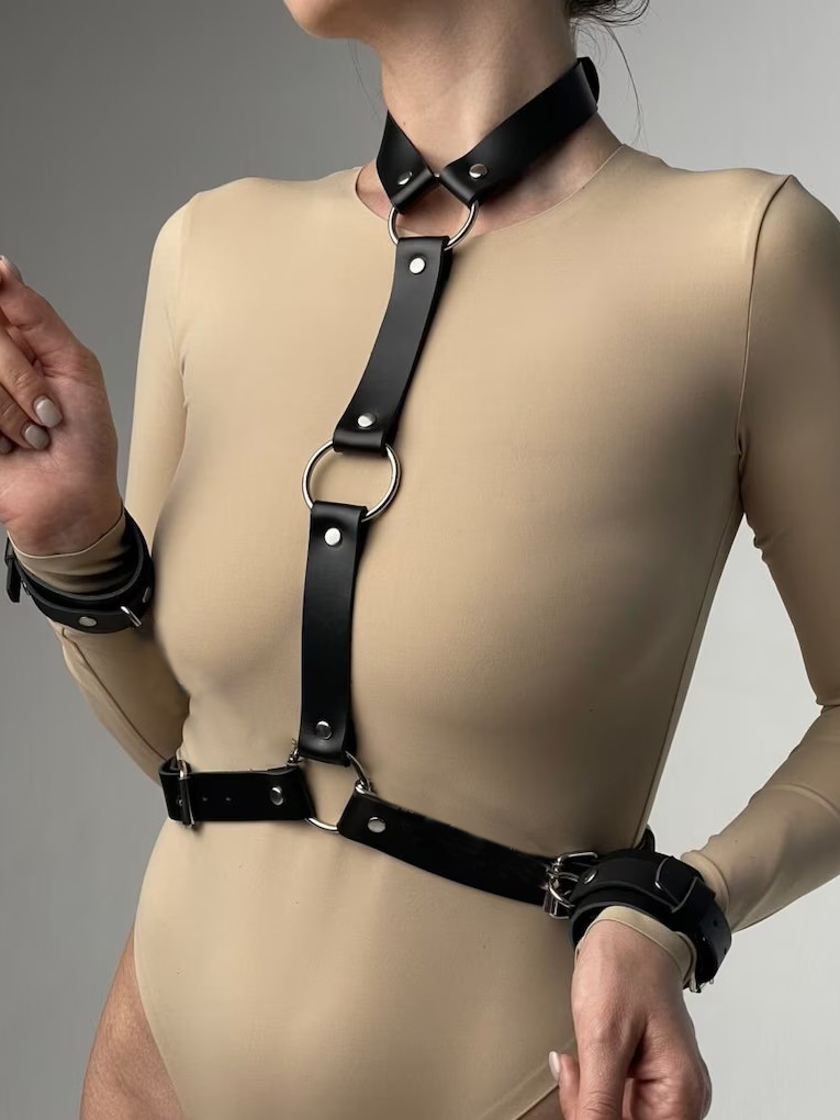 Kadın Seksi Deri Kemer Seti Ke - Garter Belt Set incelemesi ve fiyatı