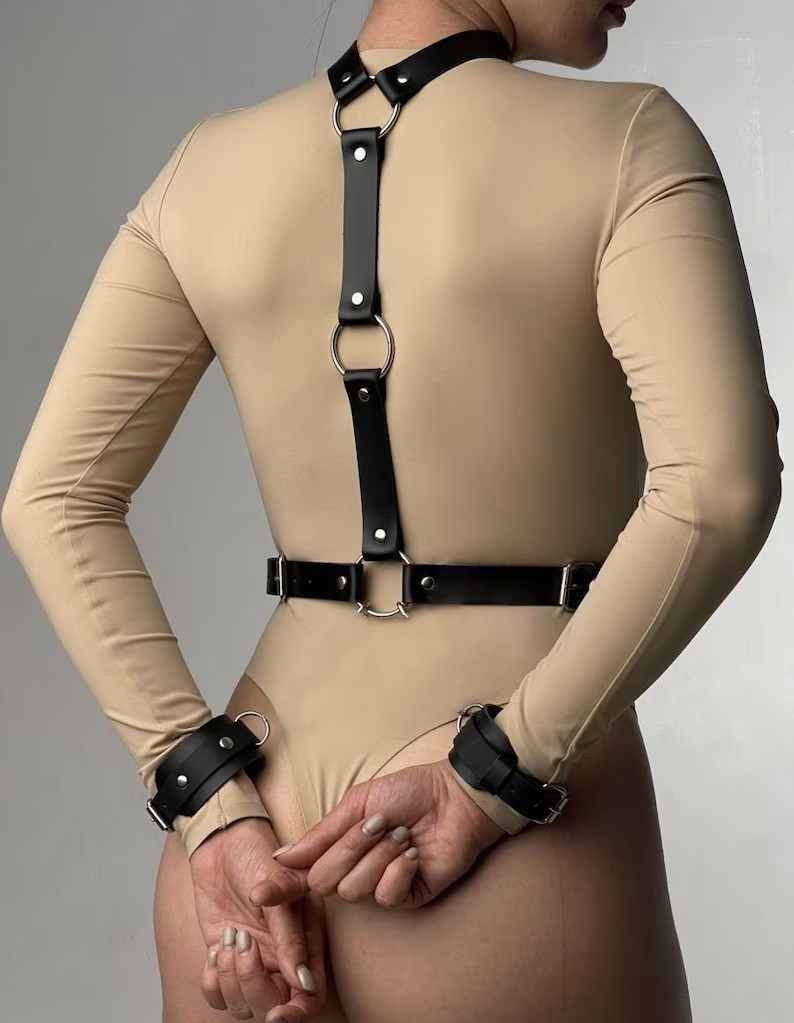 Kadın Seksi Deri Kemer Seti Ke - Garter Belt Set incelemesi ve fiyatı